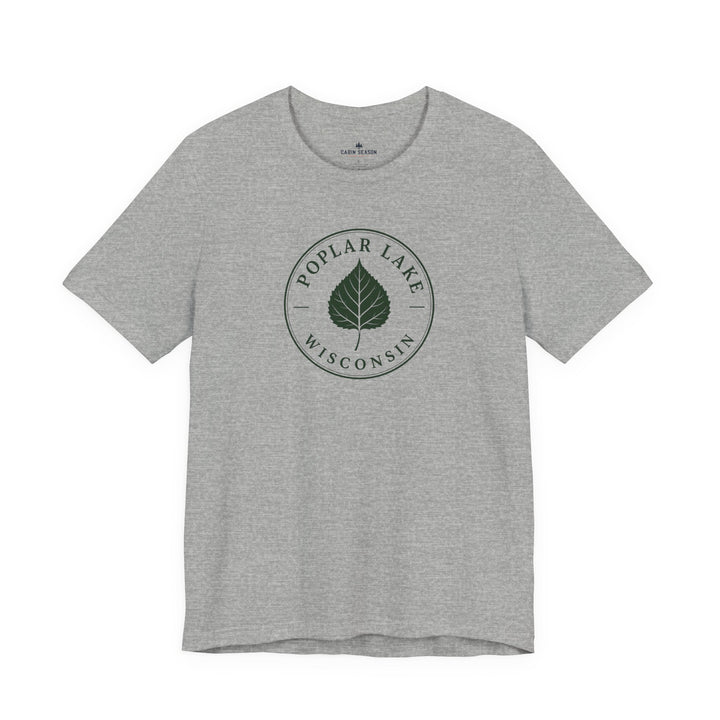 Poplar Lake Wisconsin Tee — Poplar Lake Leaf T-Shirt