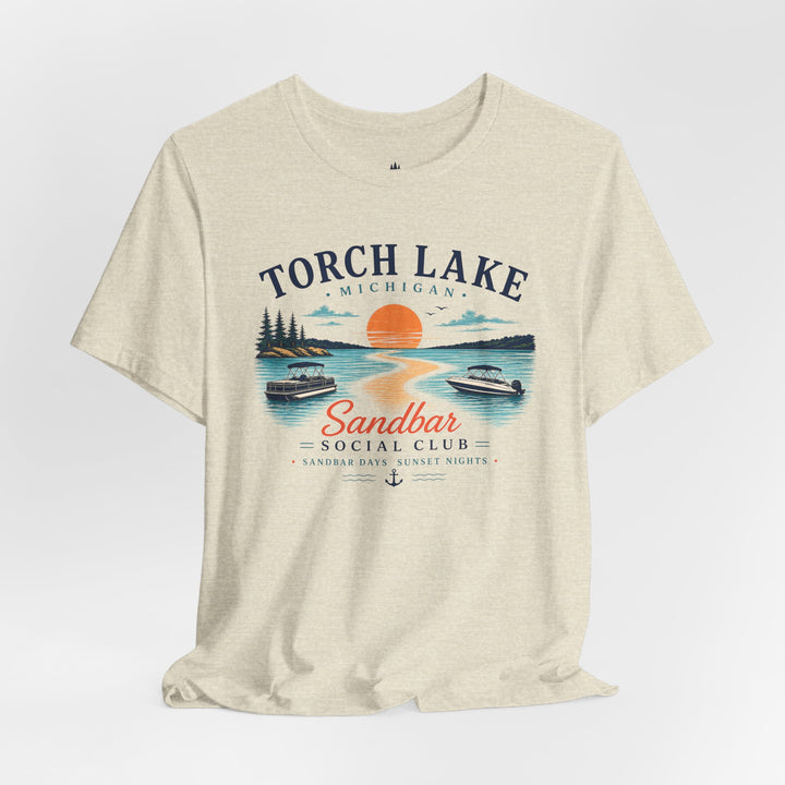 Torch Lake Sandbar Social Club T-Shirt