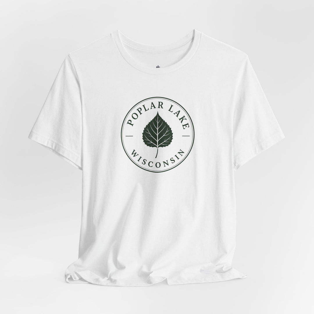 Poplar Lake Wisconsin Tee — Poplar Lake Leaf T-Shirt