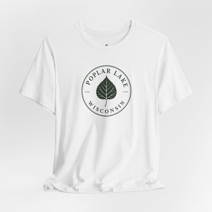 Poplar Lake Wisconsin Tee — Poplar Lake Leaf T-Shirt
