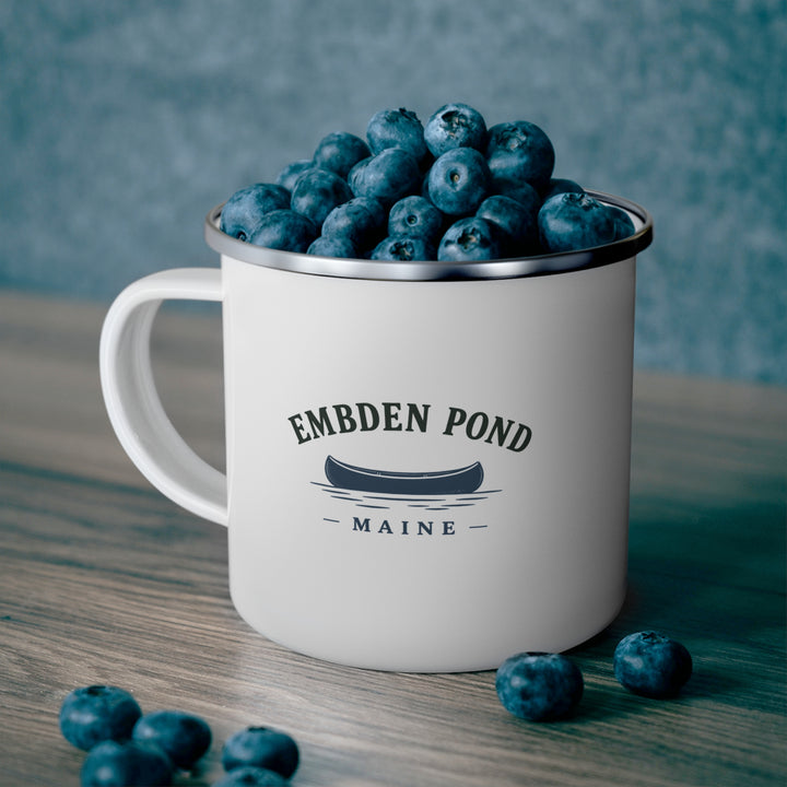 Embden Pond Camping Mug — Maine Canoe Lake Coffee Cup