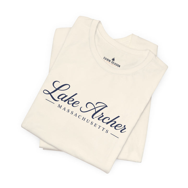 Lake Archer Massachusetts Script T-Shirt