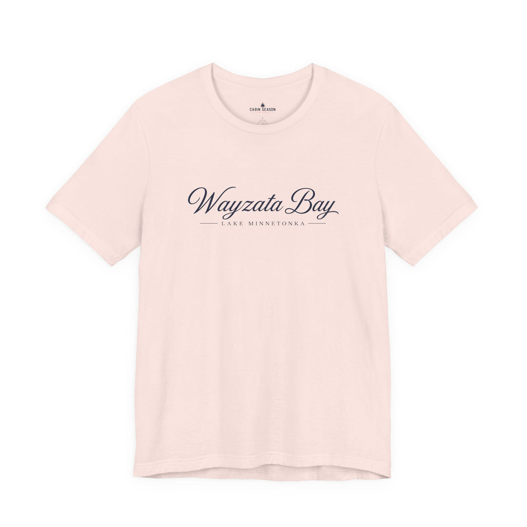 Wayzata Bay Script Tee - Minnesota Lake Script T-Shirt