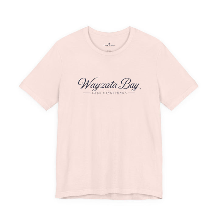 Wayzata Bay Script Tee - Minnesota Lake Script T-Shirt