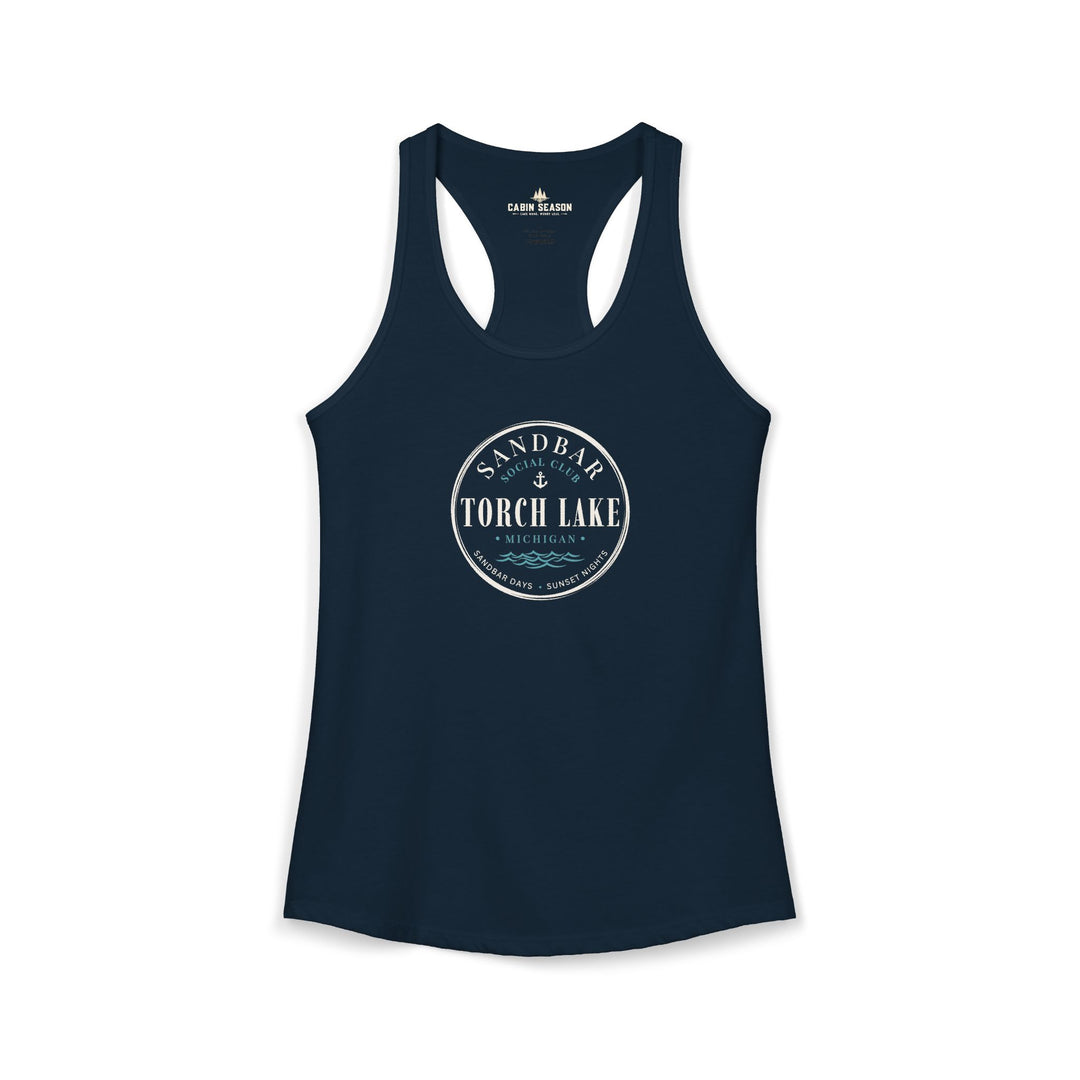 Torch Lake Sandbar Social Club Tank Top