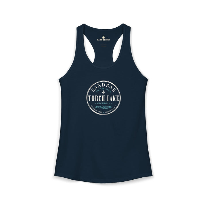 Torch Lake Sandbar Social Club Tank Top