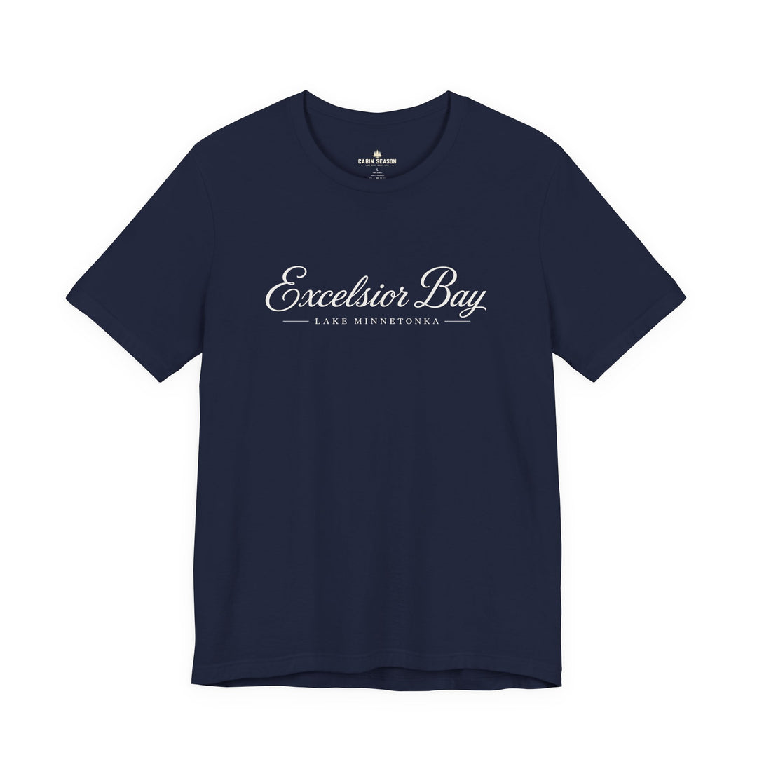 Excelsior Bay Lake Minnesota Script Tee