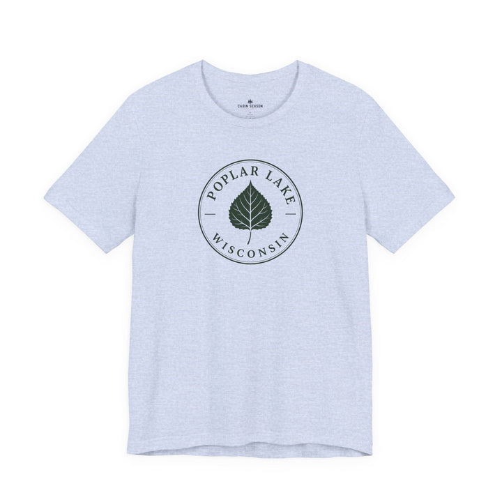 Poplar Lake Wisconsin Tee — Poplar Lake Leaf T-Shirt