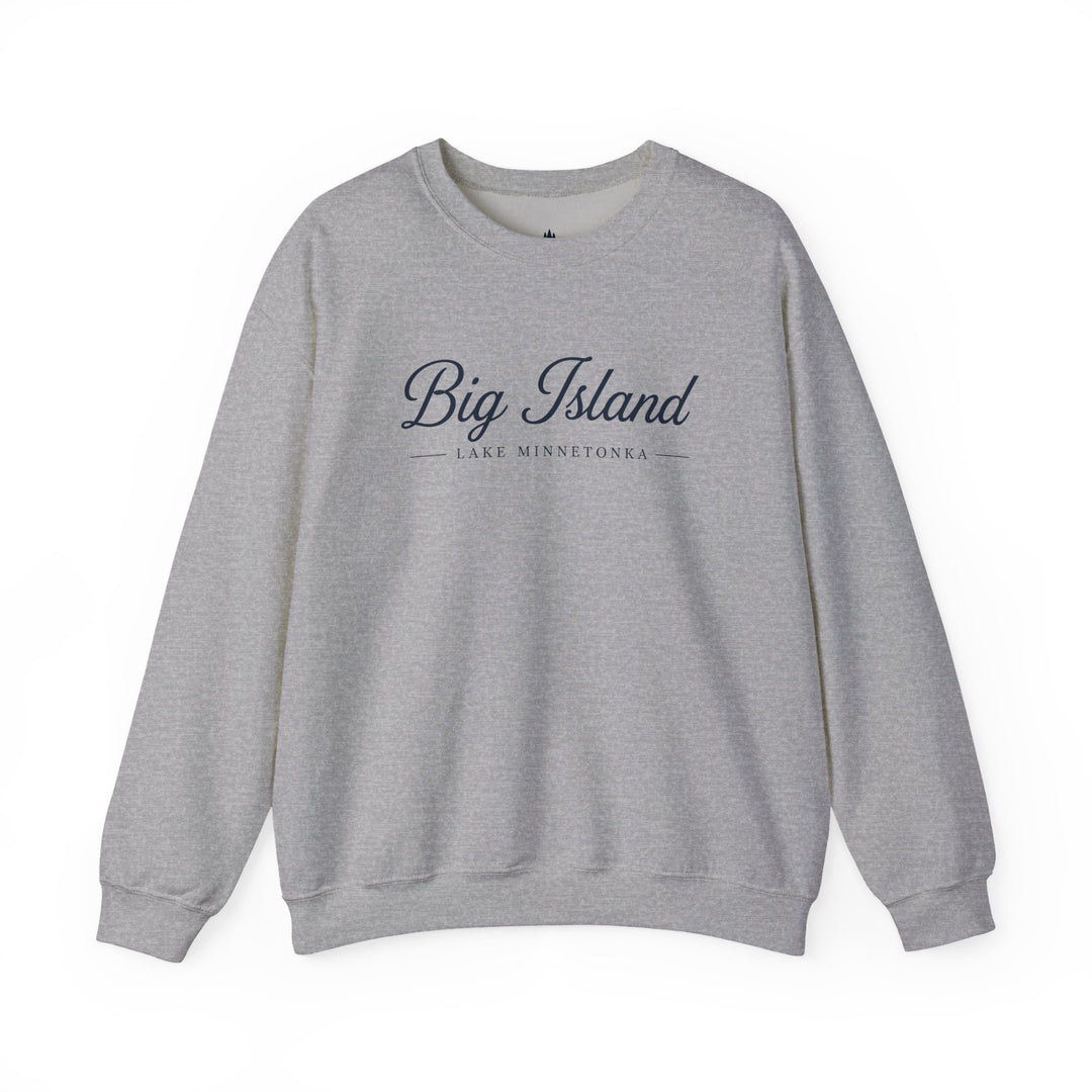 Big Island Crewneck Sweatshirt - Lake Minnetonka Script Pullover