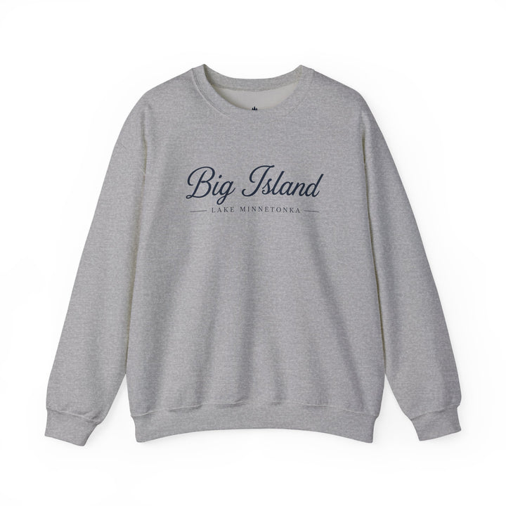 Big Island Crewneck Sweatshirt - Lake Minnetonka Script Pullover