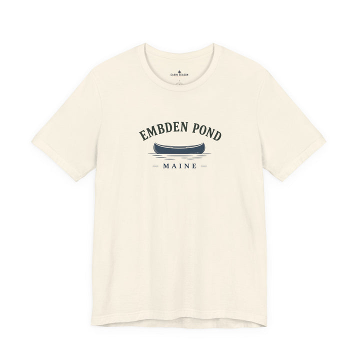 Embden Pond Maine Canoe Tee