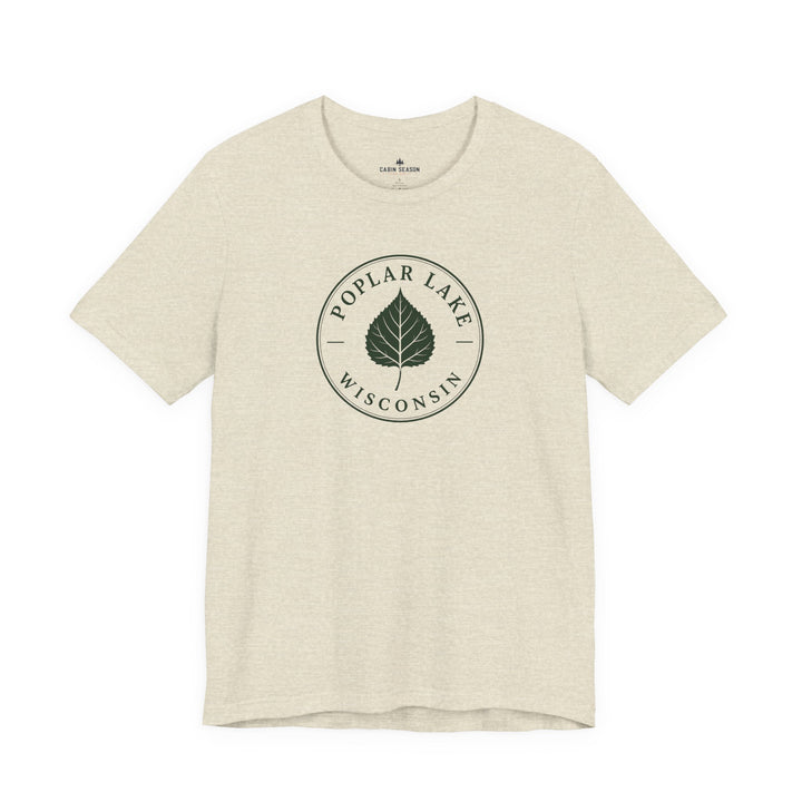 Poplar Lake Wisconsin Tee — Poplar Lake Leaf T-Shirt