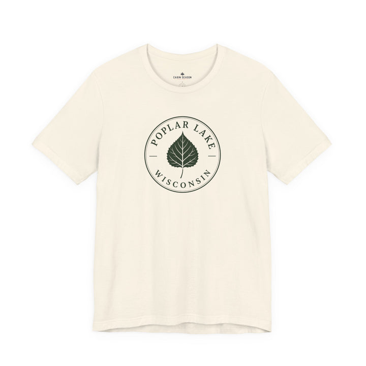 Poplar Lake Wisconsin Tee — Poplar Lake Leaf T-Shirt
