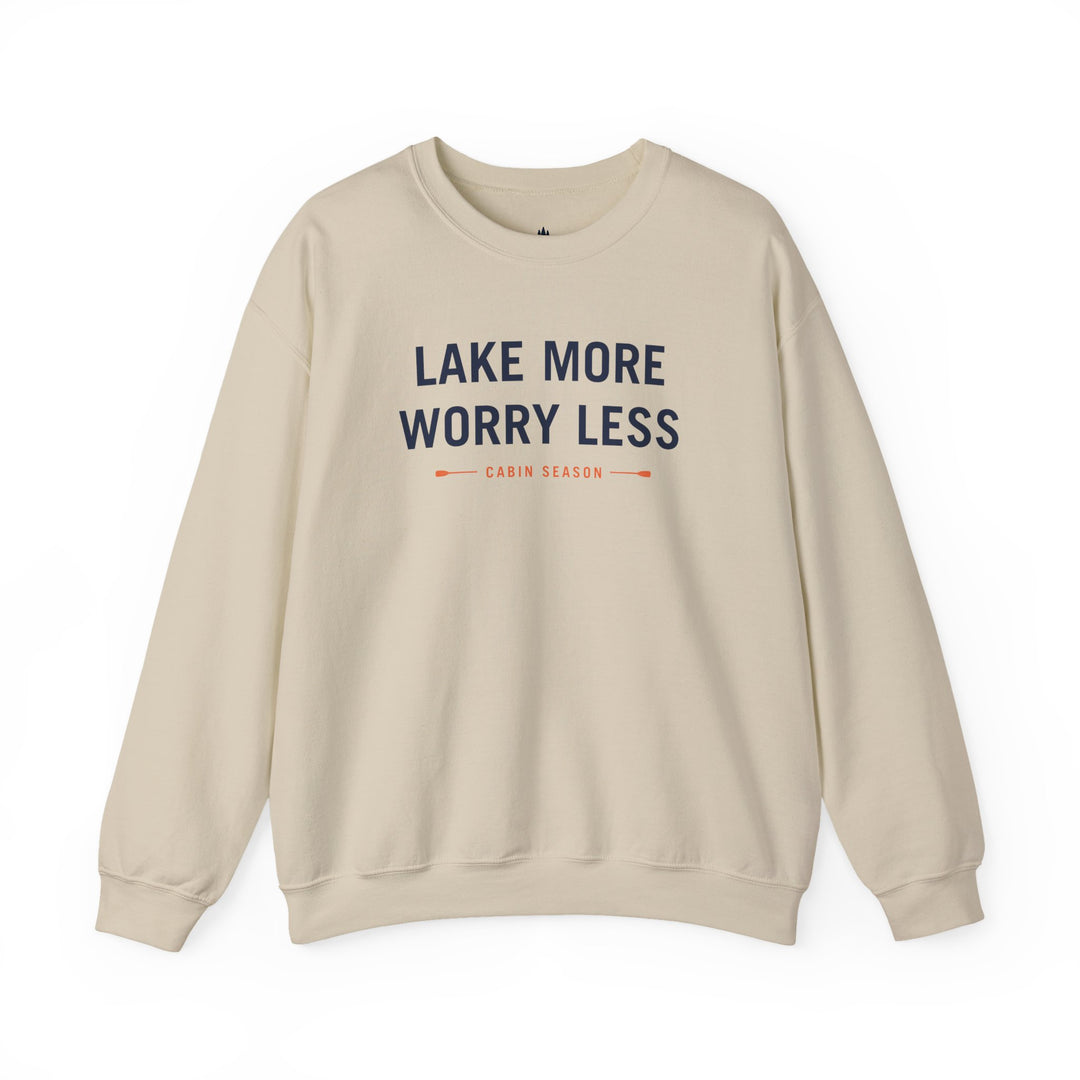 Cabin Season “Lake More, Worry Less” Crewneck Sweatshirt
