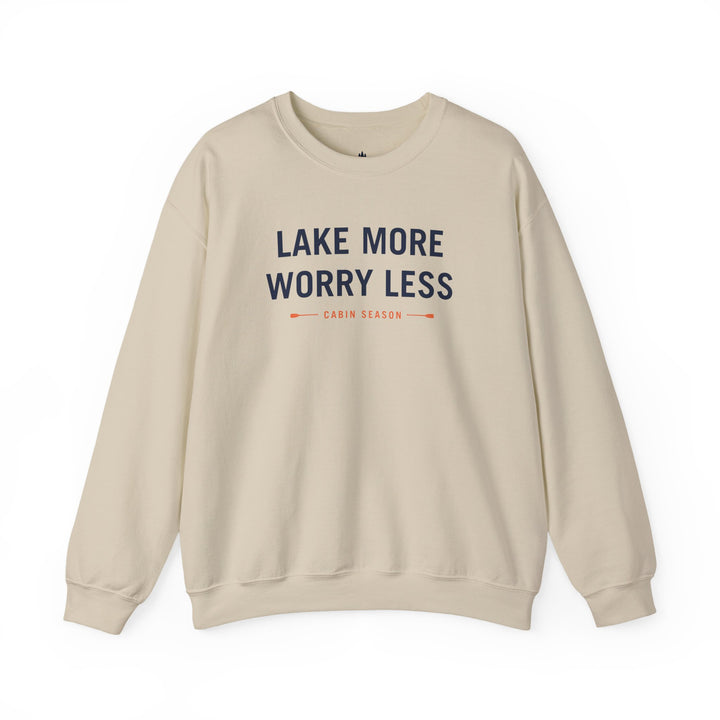 Cabin Season “Lake More, Worry Less” Crewneck Sweatshirt
