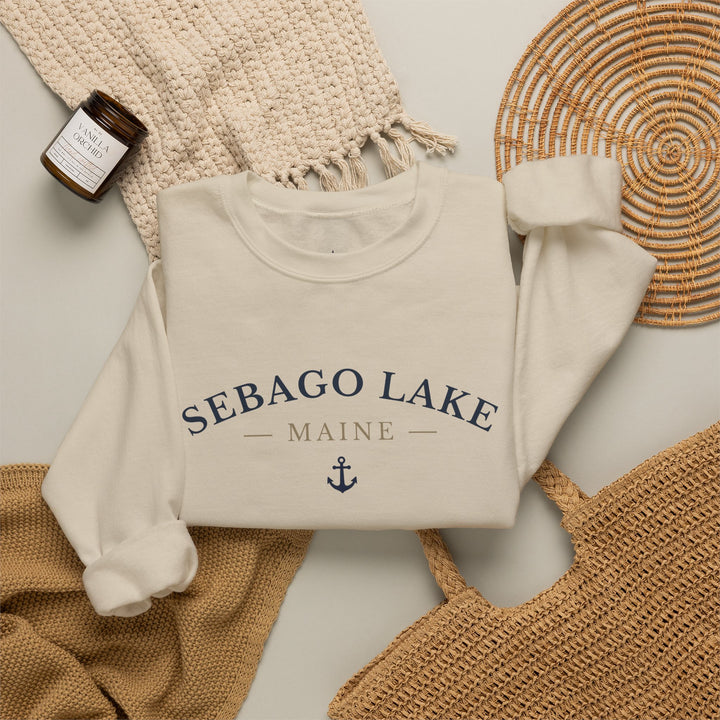 Sebago Lake Maine Crewneck Sweatshirt