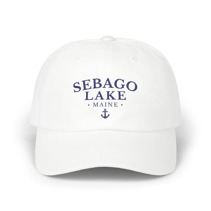 Sebago Lake Maine Hat - Light Embroidered Anchor Hat