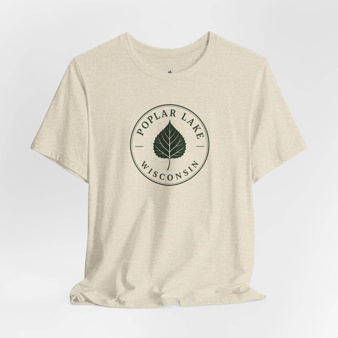 Poplar Lake Wisconsin Tee — Poplar Lake Leaf T-Shirt