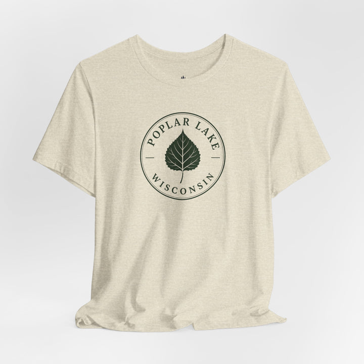Poplar Lake Wisconsin Tee — Poplar Lake Leaf T-Shirt