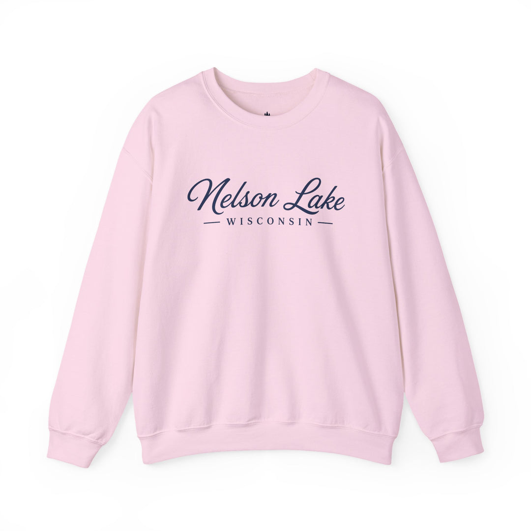 Nelson Lake Wisconsin Crewneck Sweatshirt