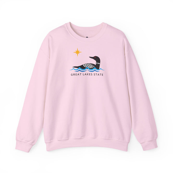 Michigan Great Lakes State Loon Sweatshirt