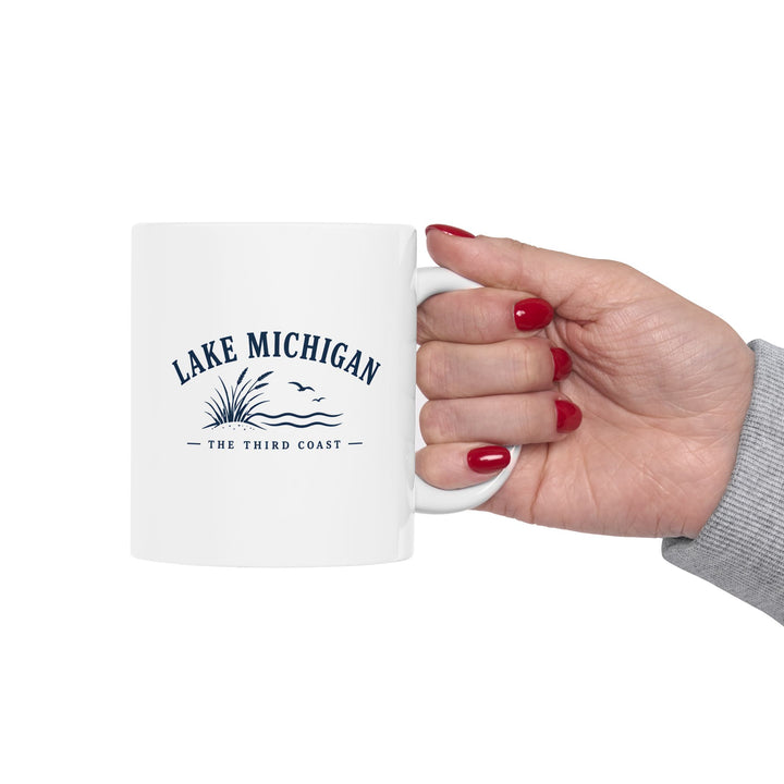 Lake Michigan Mug — Lakeside Calm Coffee Cup (11oz &amp; 15oz)