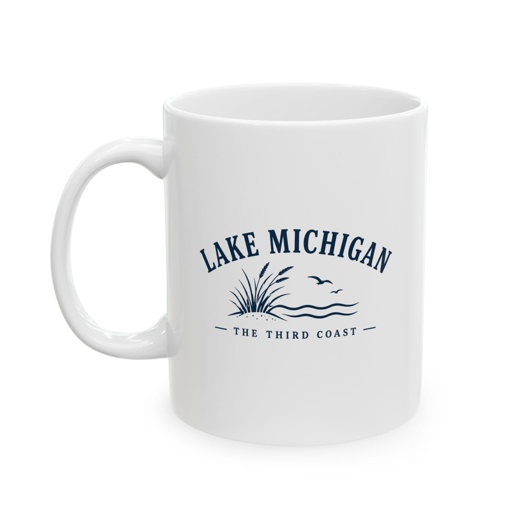 Lake Michigan Mug — Lakeside Calm Coffee Cup (11oz &amp; 15oz)