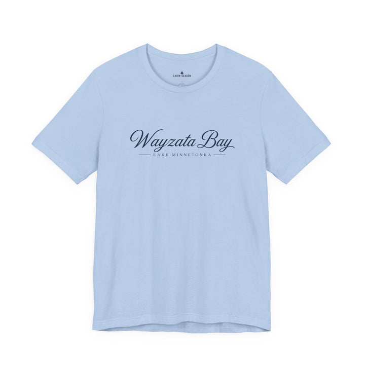 Wayzata Bay Script Tee - Minnesota Lake Script T-Shirt