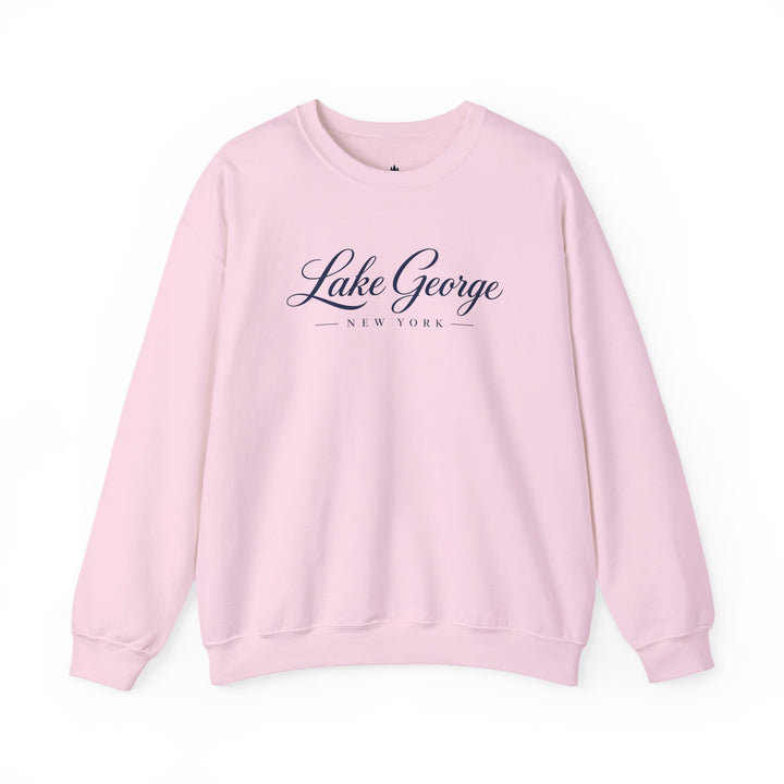 Lake George Sweatshirt | New York Lake Script Crewneck