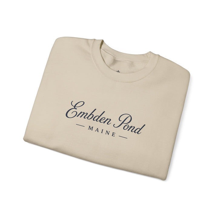 Embden Pond Maine Crewneck Sweatshirt