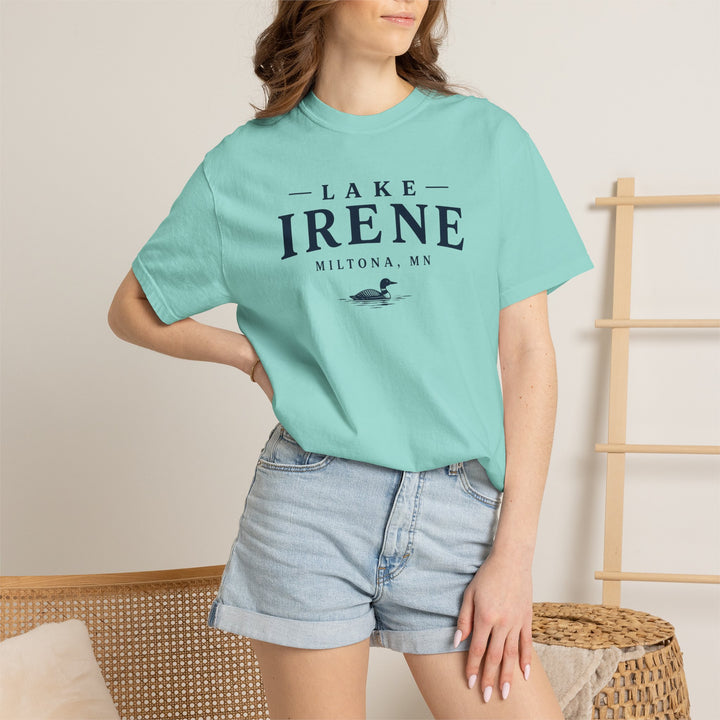Lake Irene T-Shirt — Miltona MN Lake Tee with Loon Graphic