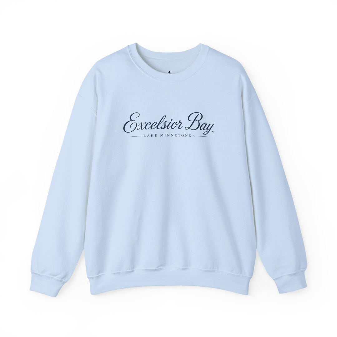 Excelsior Bay Crewneck Sweatshirt - Lake Minnetonka Script Pullover