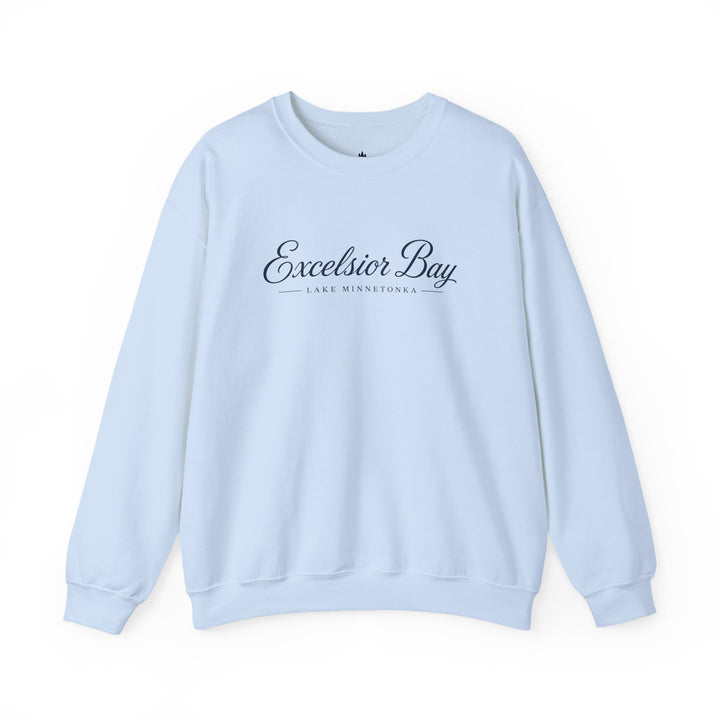 Excelsior Bay Crewneck Sweatshirt - Lake Minnetonka Script Pullover