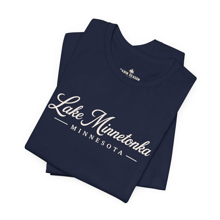 Lake Minnetonka Tee - Minnesota Lake Script Shirt