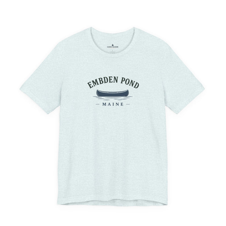 Embden Pond Maine Canoe Tee