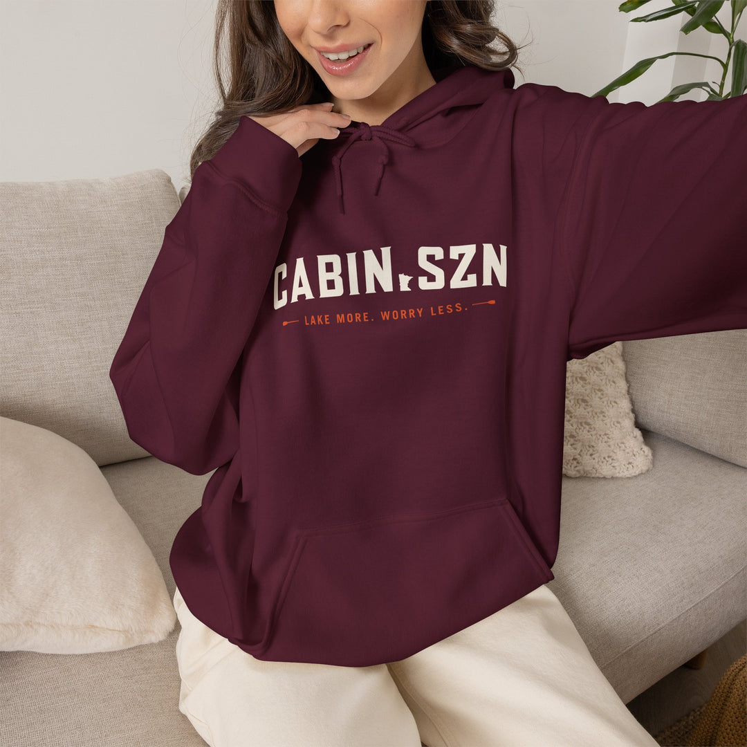 Minnesota Cabin SZN Hoodie – Cozy MN Cabin Season Pullover