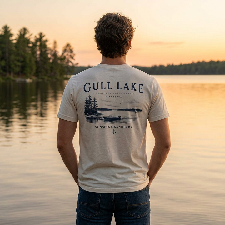 Gull Lake - Sunsets &amp; Sandbars Tee