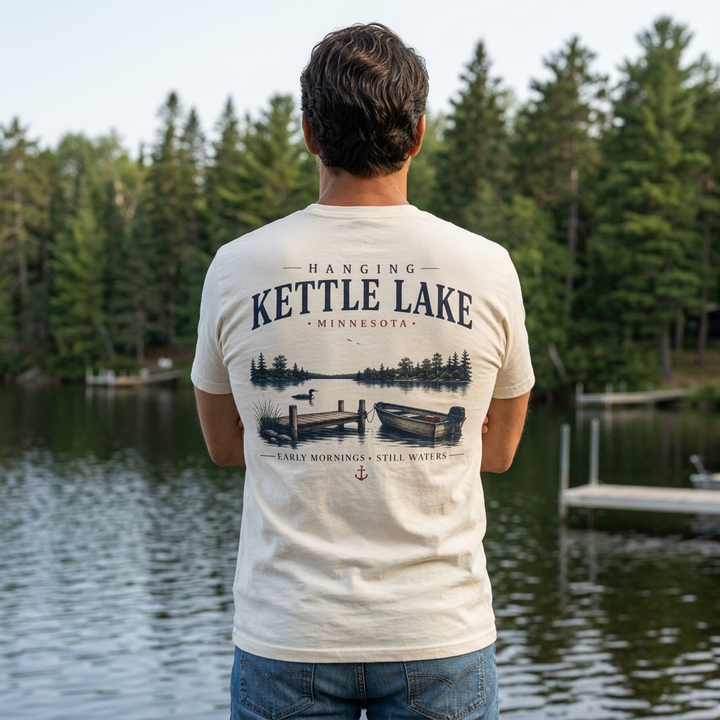 Hanging Kettle Lake Minnesota Cabin Tee