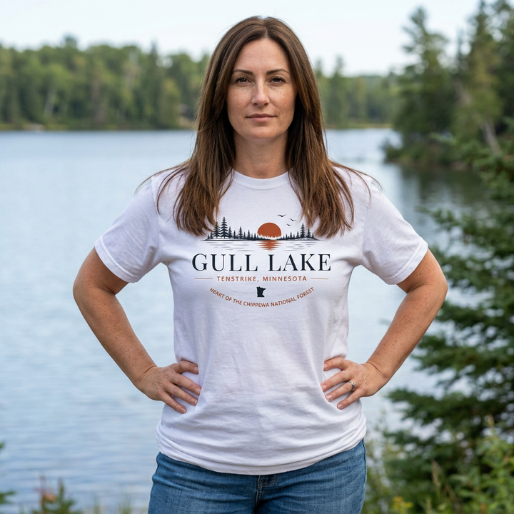 Gull Lake Tenstrike Chippewa National Forest T-Shirt