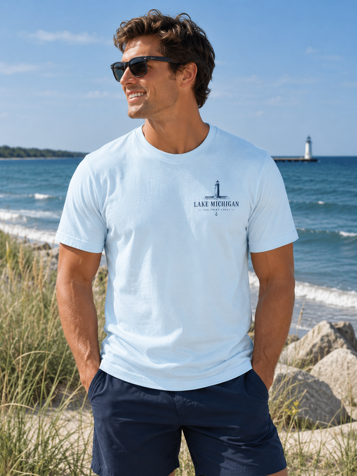 Lake Michigan Lighthouse T-Shirt