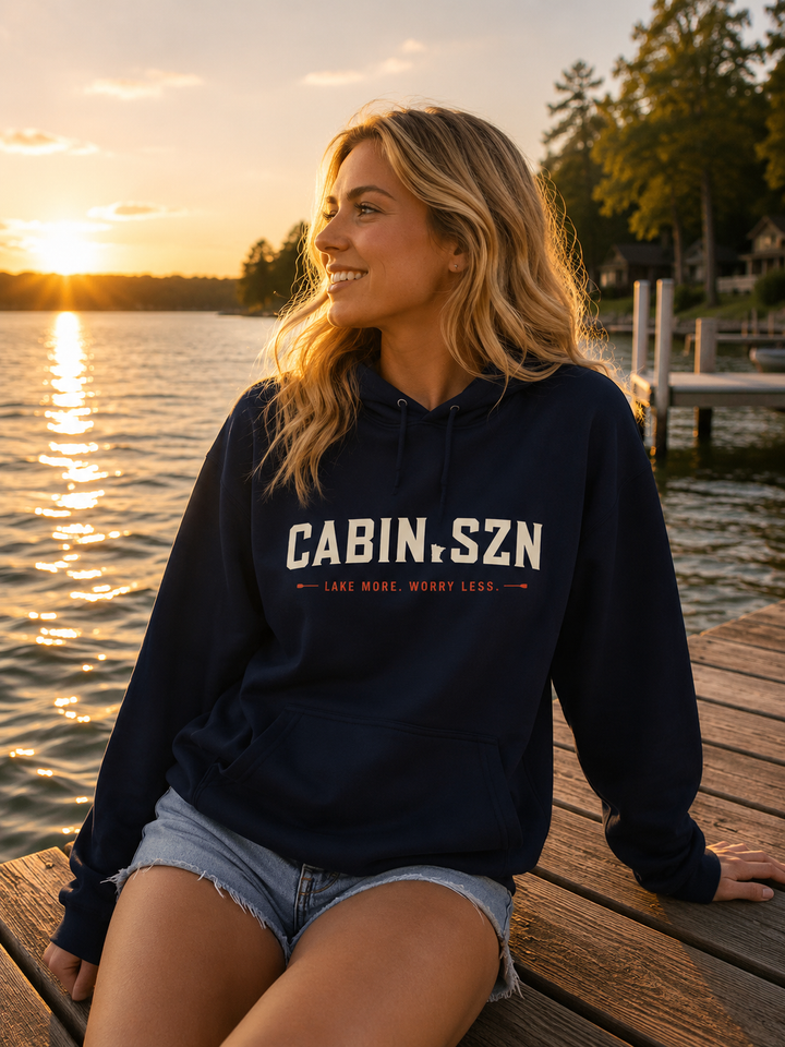 Minnesota Cabin SZN Hoodie – Cozy MN Cabin Season Pullover