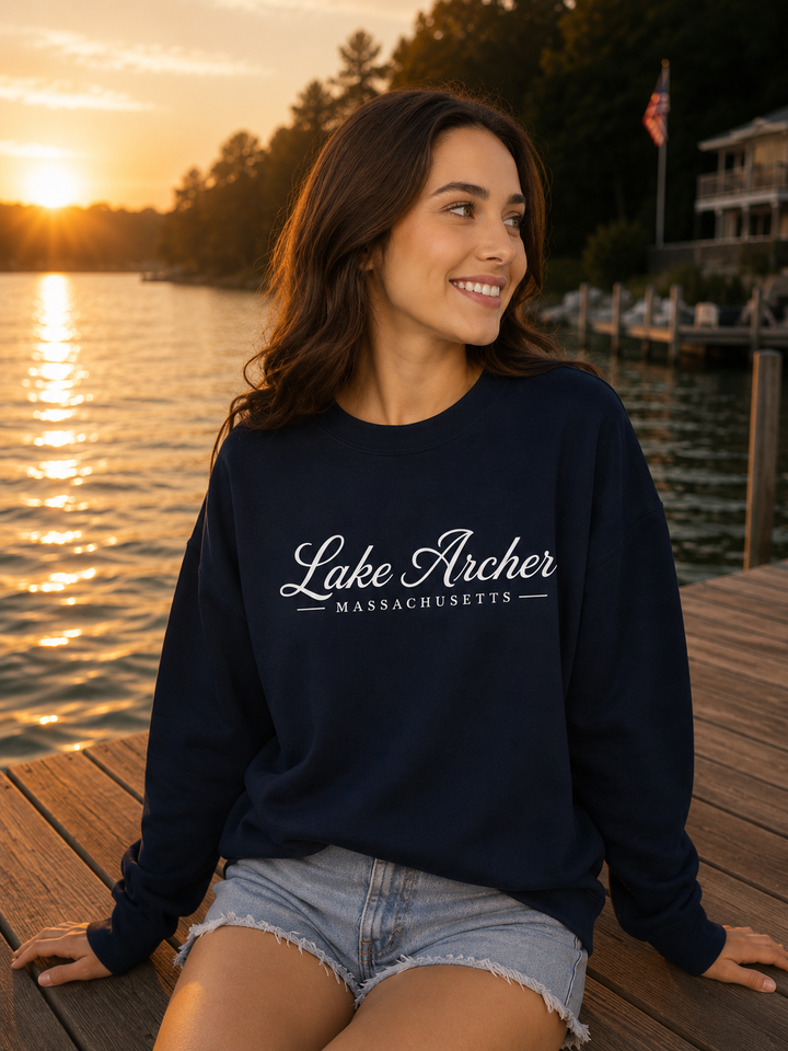 Lake Archer Massachusetts Crewneck Sweatshirt