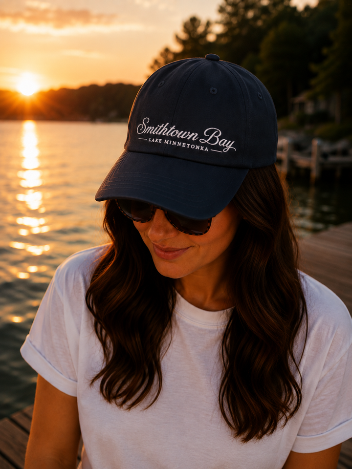 Smithtown Bay Hat - Classic Lake Minnetonka Script Cap