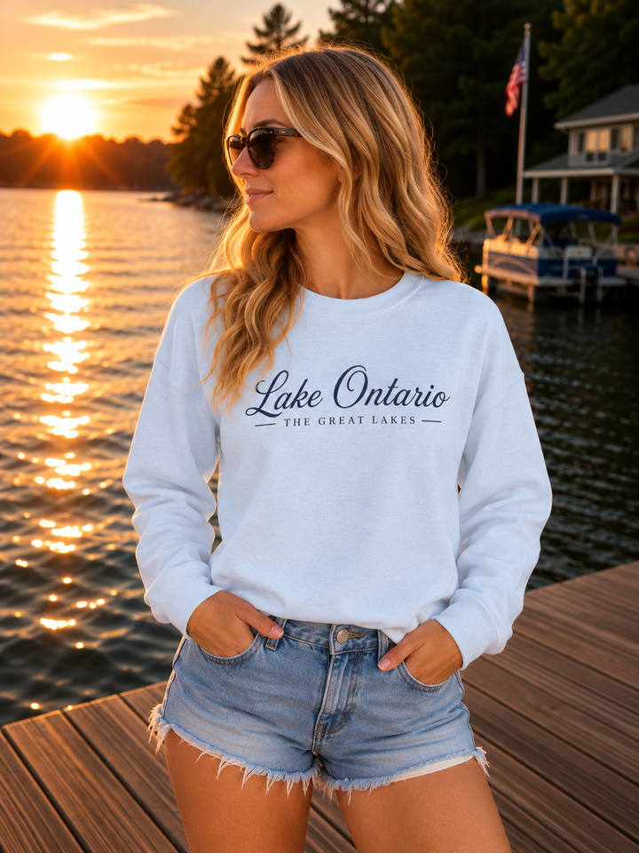 Lake Ontario Crewneck Sweatshirt | The Great Lakes Sweatshirt