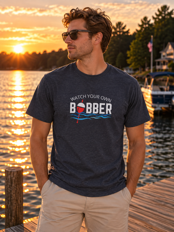 Watch Your Own Bobber Tee | Funny Fishing Themed Shirt