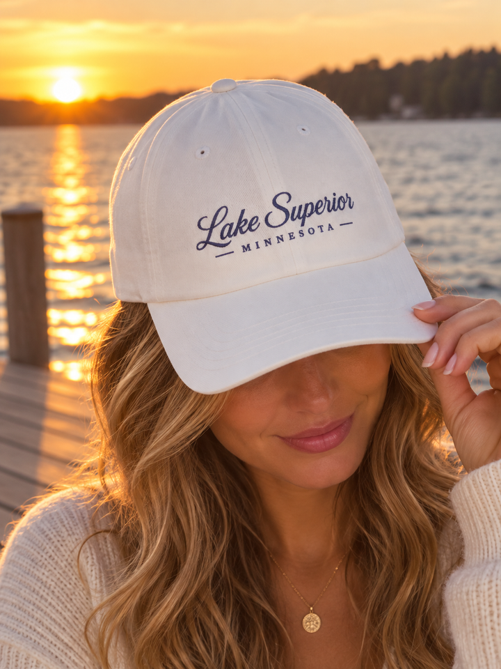 Lake Superior Minnesota Hat | Embroidered Lake Superior Hat