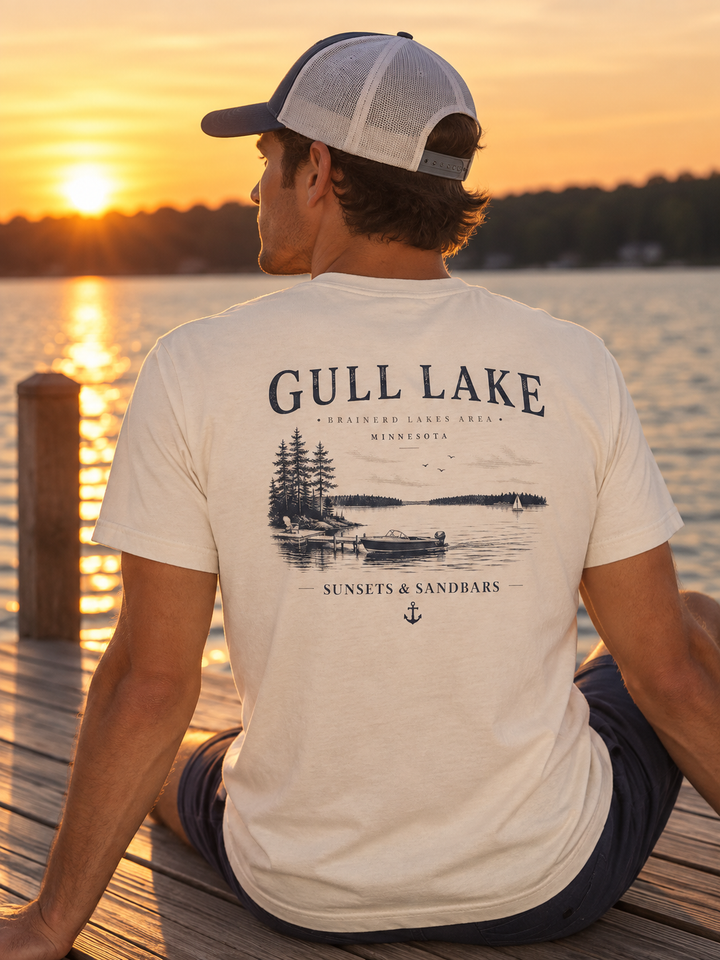 Gull Lake - Sunsets &amp; Sandbars Tee