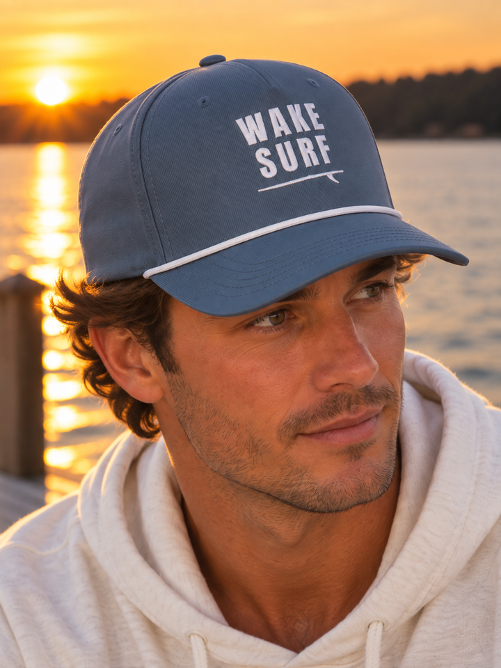 Wakesurf Rope Hat | Wake Surf Trucker Hat