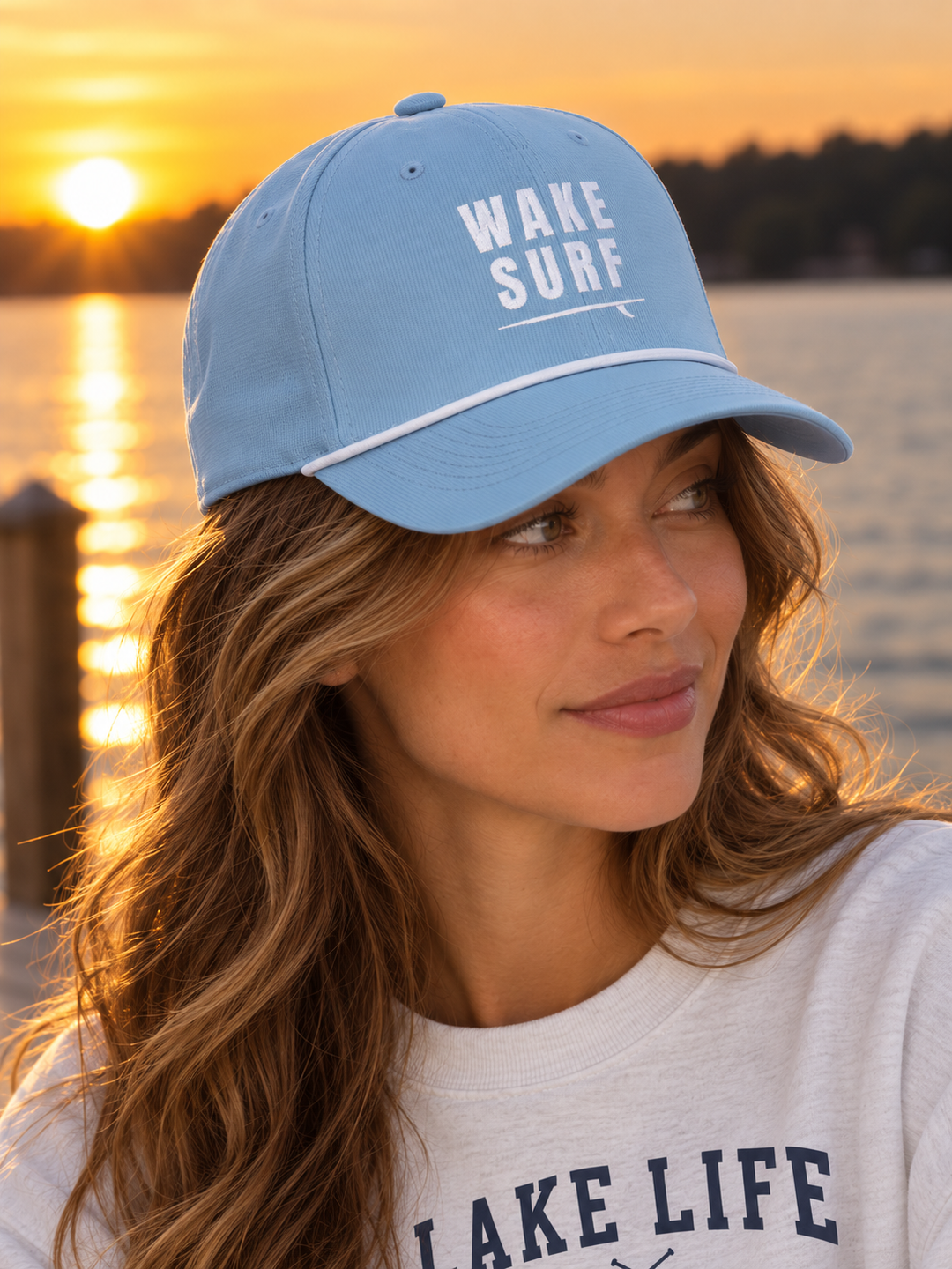 Wakesurf Rope Hat | Wake Surf Trucker Hat