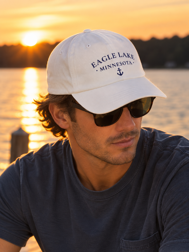 Eagle Lake Minnesota Hat - Eagle Lake Embroidered Hat